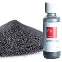 100 g Polvo de hierro de calidad superior [Paquete resellable incluido] - polvo de hierro para las ciencias y la…